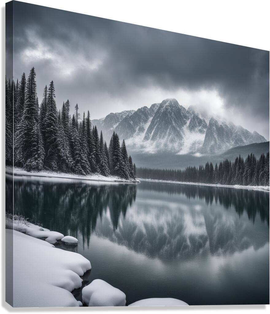Winter Wonderland & Christmas Celebration 42  Canvas Print