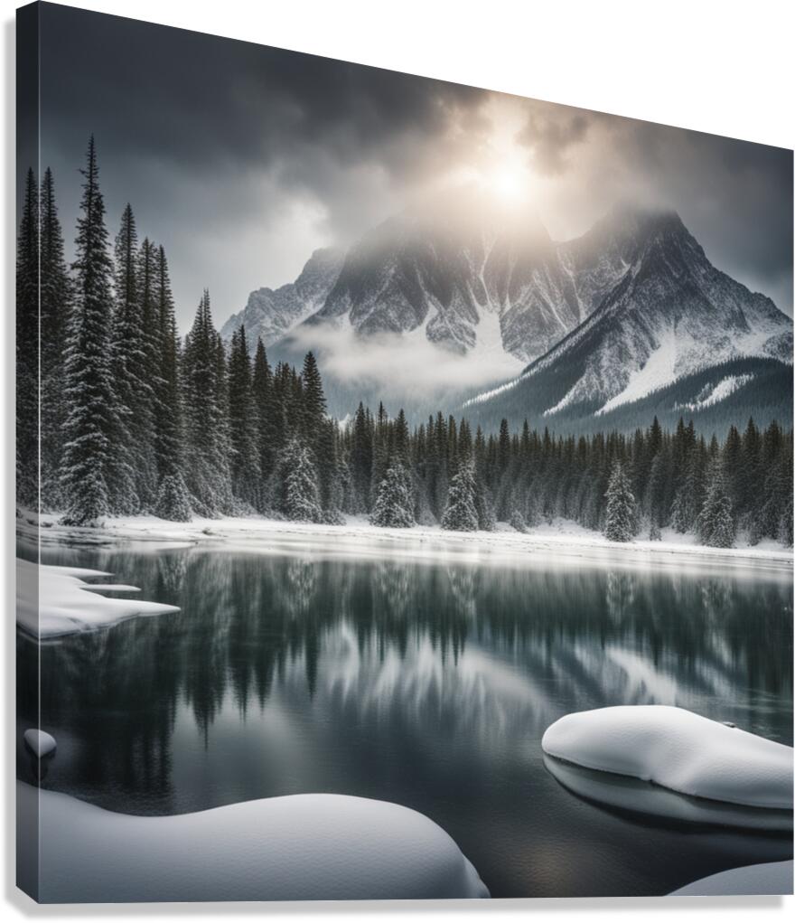 Winter Wonderland & Christmas Celebration 46  Canvas Print
