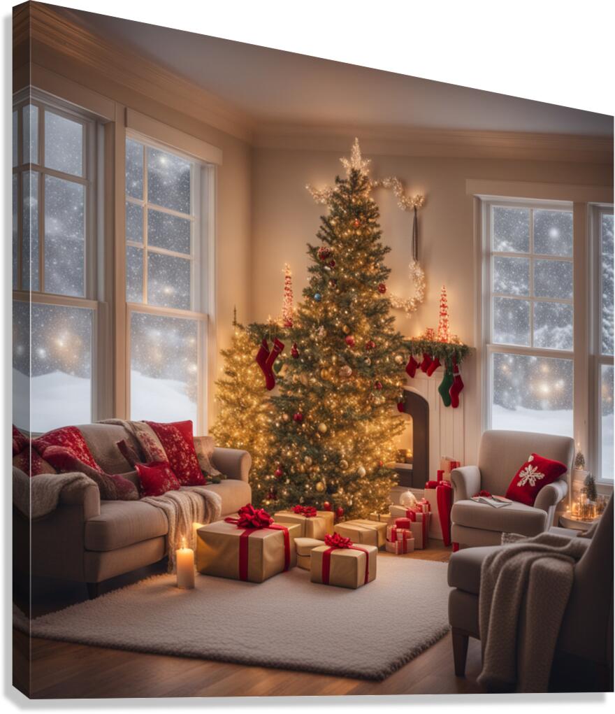 Winter Wonderland & Christmas Celebration 1  Canvas Print