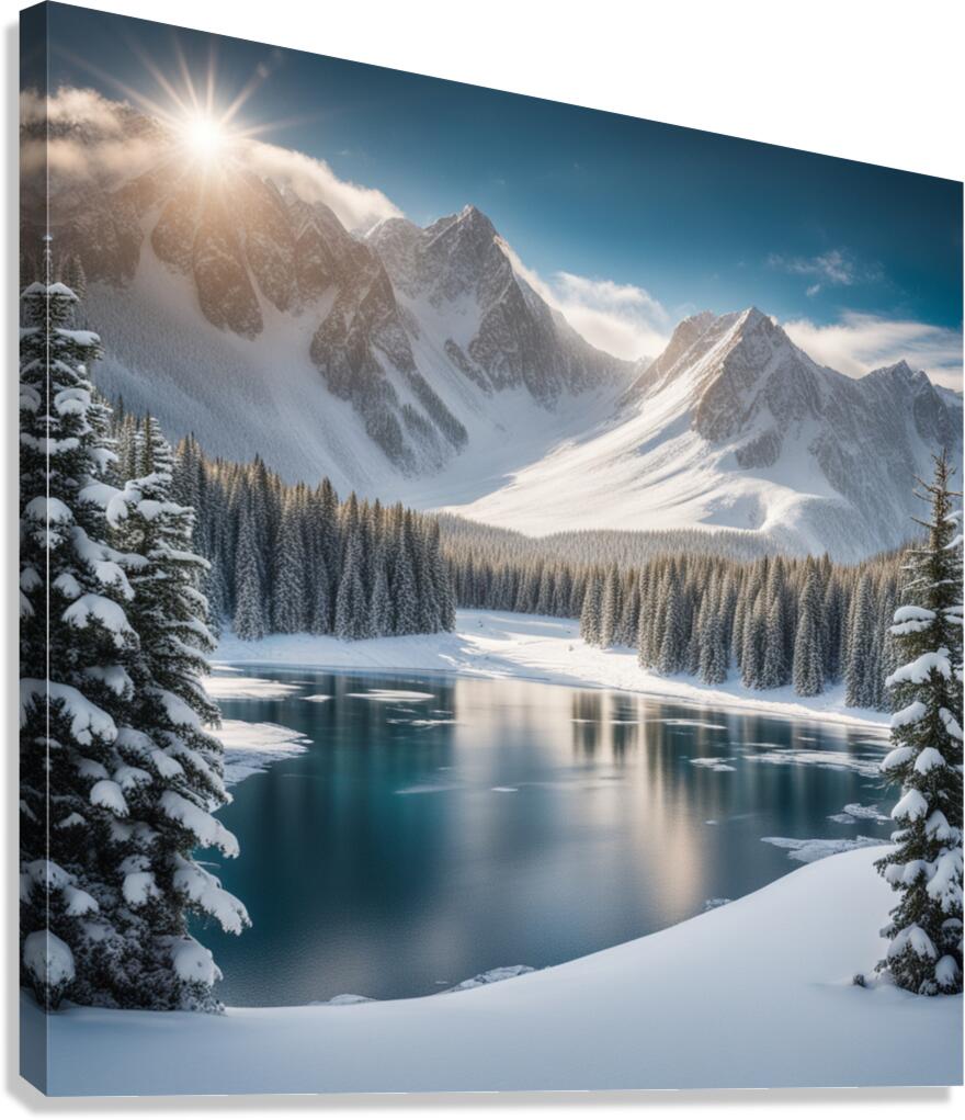 Winter Wonderland & Christmas Celebration 2  Canvas Print