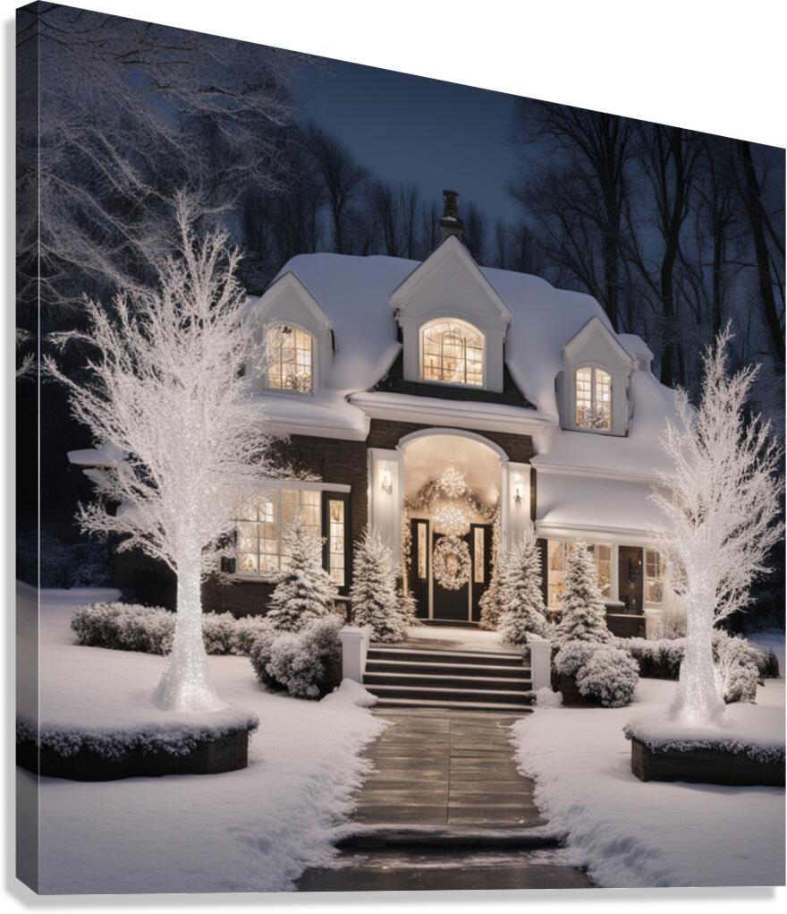 Winter Wonderland & Christmas Celebration 5  Canvas Print