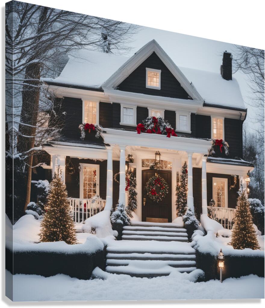 Winter Wonderland & Christmas Celebration 6  Canvas Print