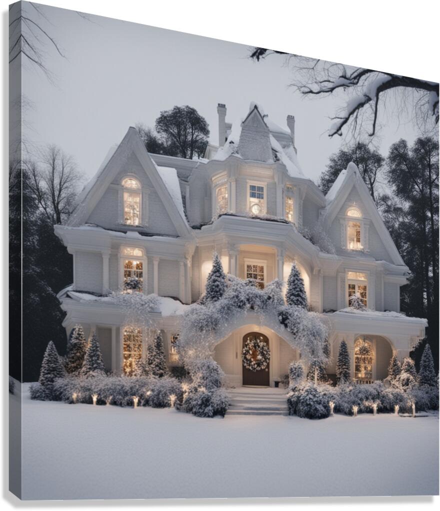 Winter Wonderland & Christmas Celebration 11  Canvas Print
