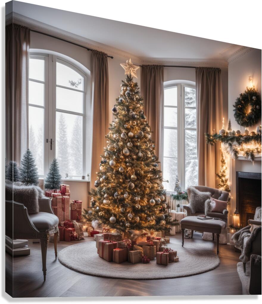 Winter Wonderland & Christmas Celebration 13  Canvas Print
