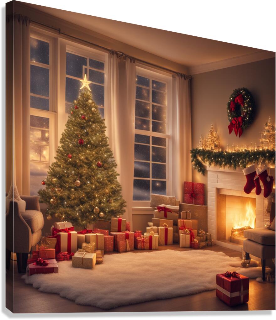Winter Wonderland & Christmas Celebration 18  Canvas Print