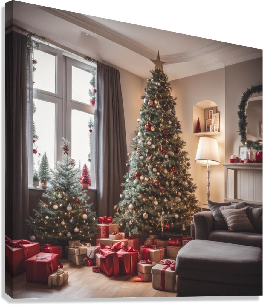 Winter Wonderland & Christmas Celebration 19  Canvas Print