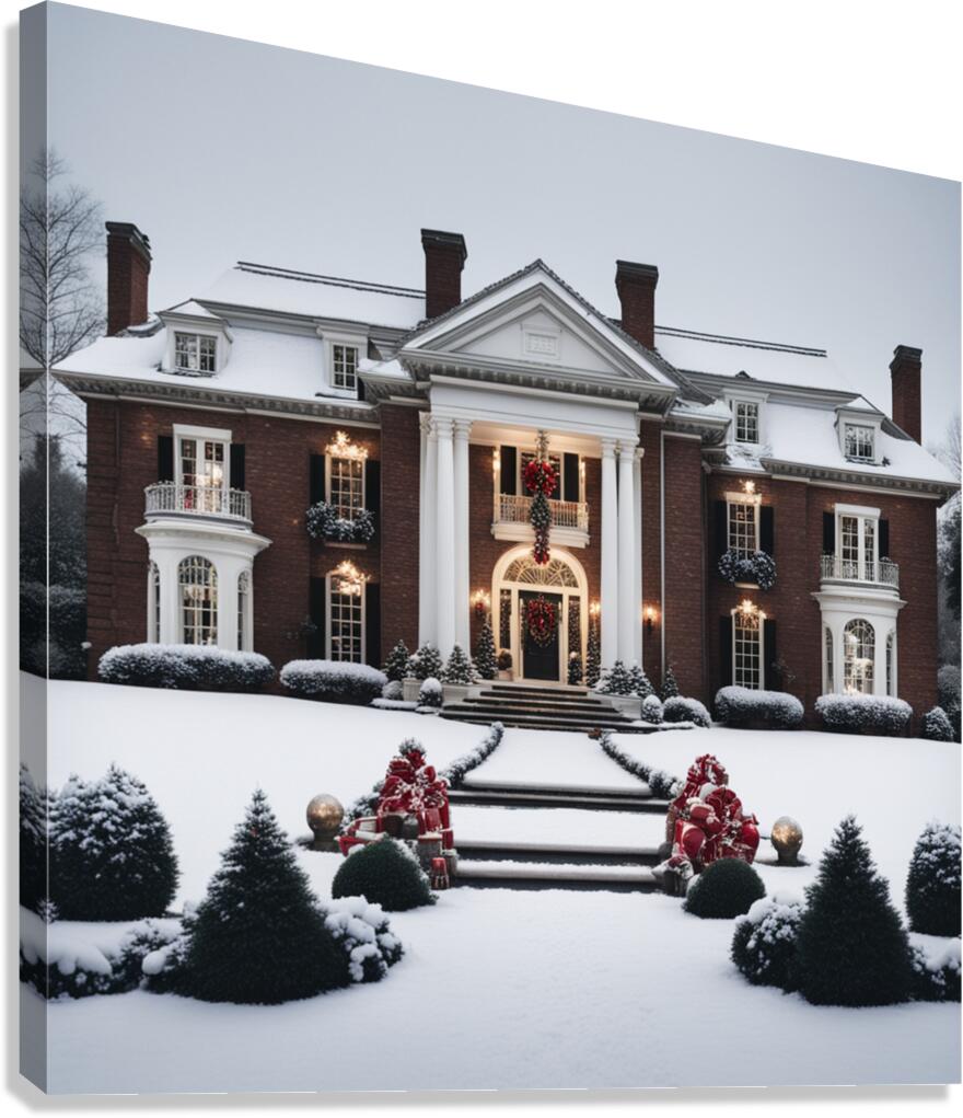 Winter Wonderland & Christmas Celebration 20  Canvas Print