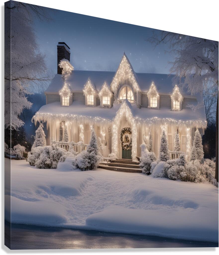 Winter Wonderland & Christmas Celebration 24  Canvas Print