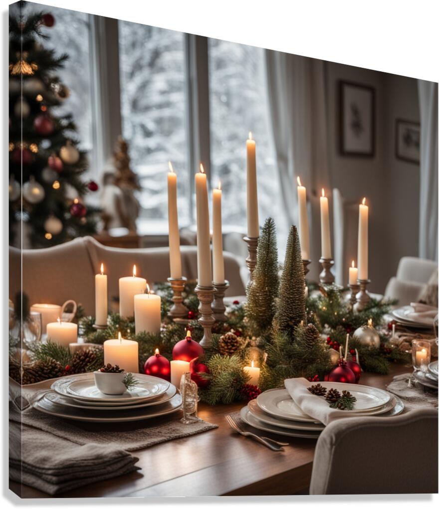 Winter Wonderland & Christmas Celebration 25  Canvas Print
