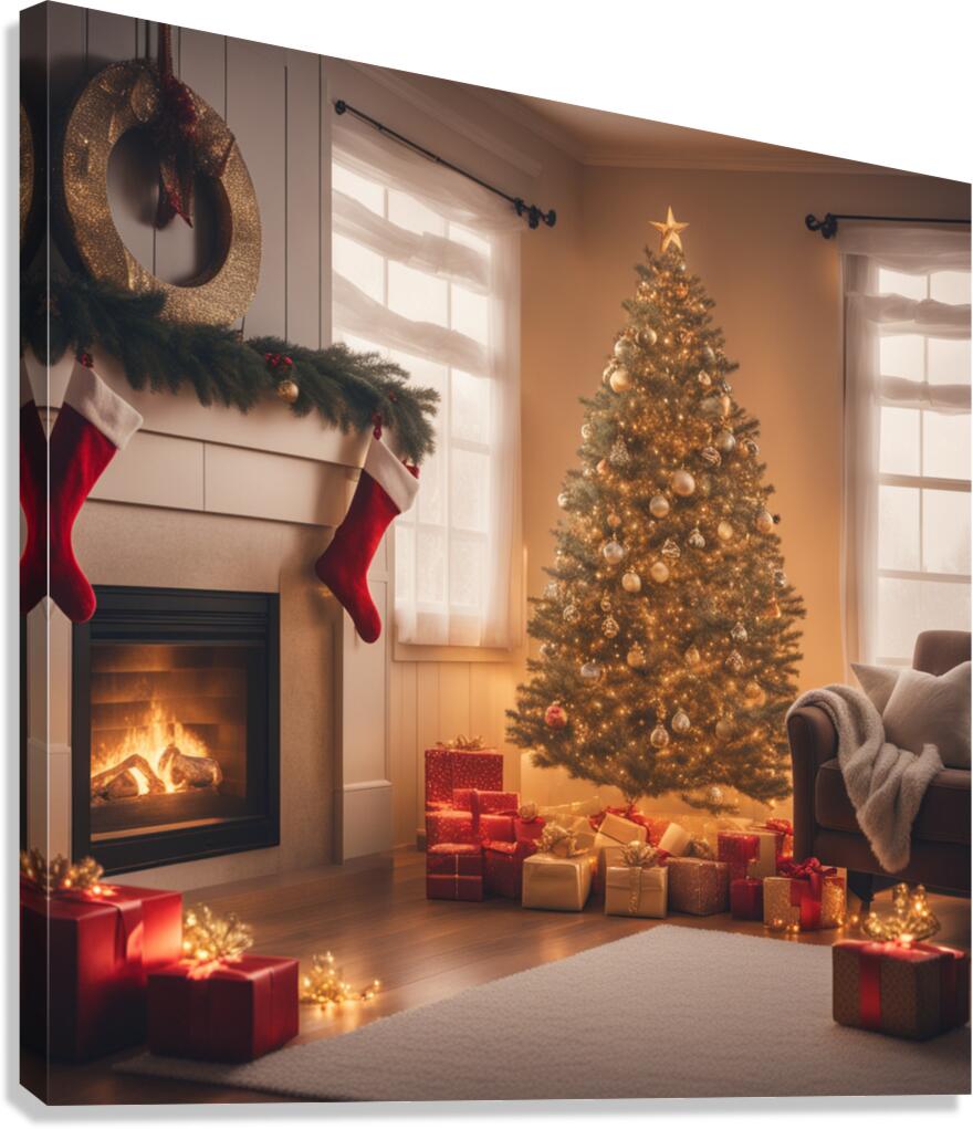 Winter Wonderland & Christmas Celebration 28  Canvas Print