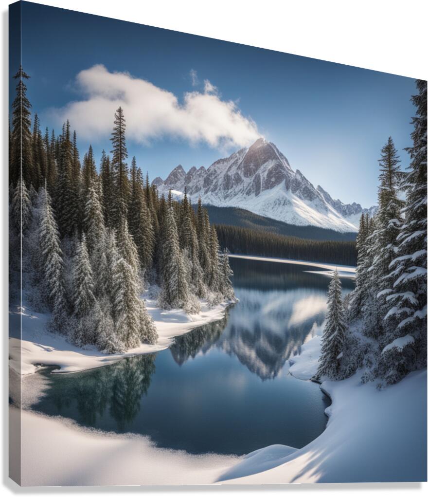 Winter Wonderland & Christmas Celebration 30  Canvas Print