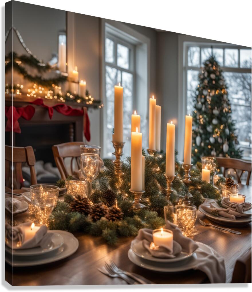 Winter Wonderland & Christmas Celebration 39  Canvas Print