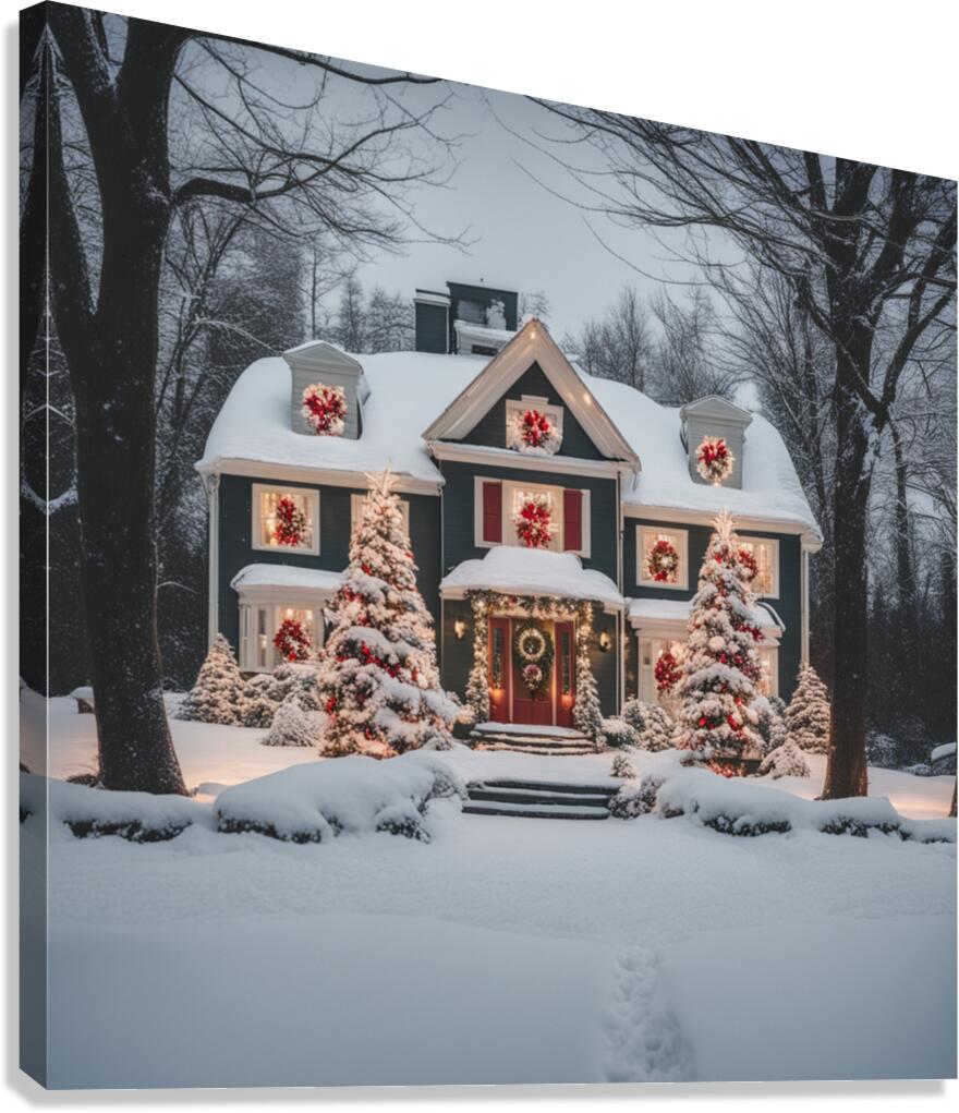 Winter Wonderland & Christmas Celebration 40  Canvas Print