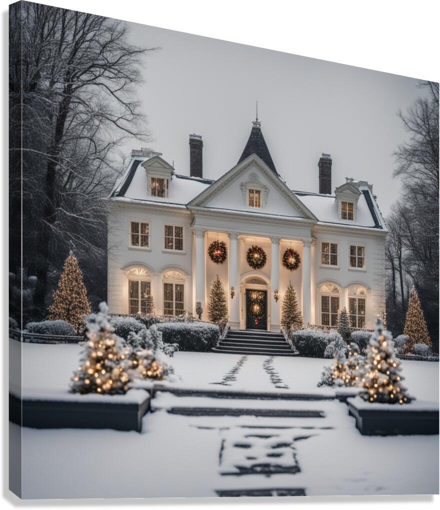 Winter Wonderland & Christmas Celebration 42  Canvas Print
