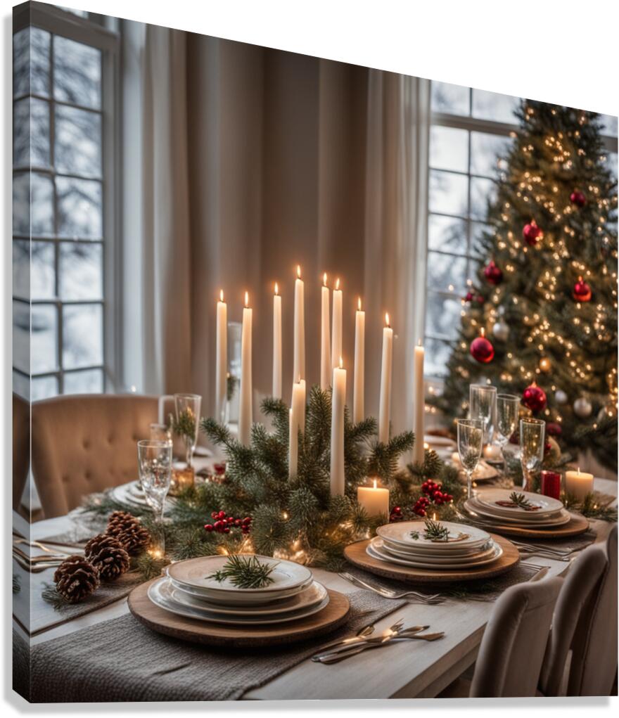 Winter Wonderland & Christmas Celebration 43  Canvas Print