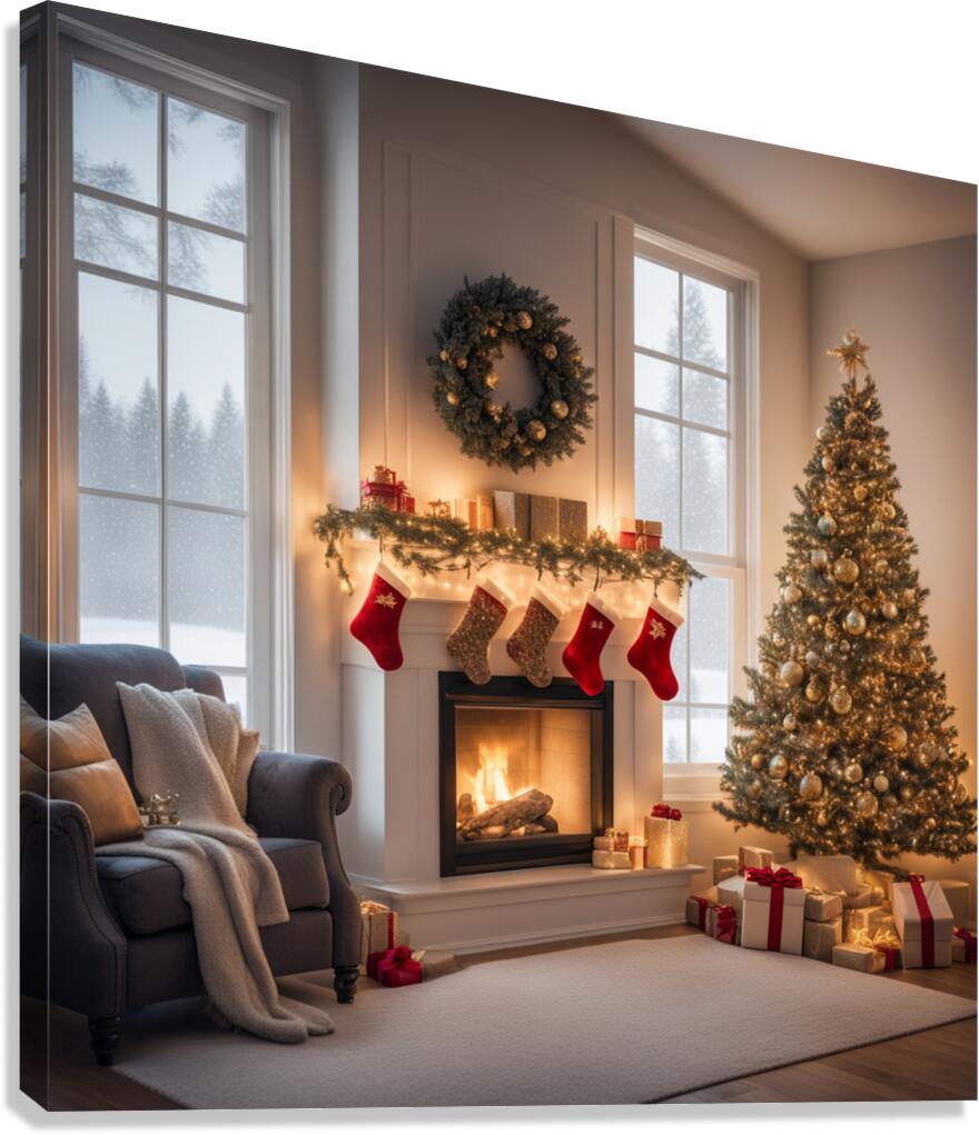 Winter Wonderland & Christmas Celebration 44  Canvas Print