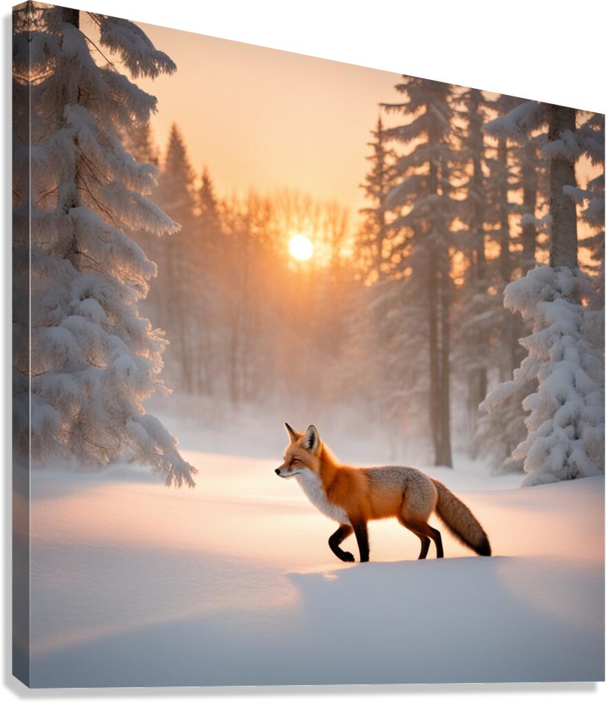 Winter Wonderland & Christmas Celebration 45  Canvas Print
