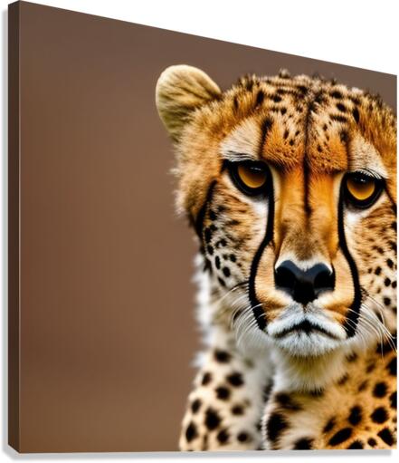 Before the Chase. Cheetah. Canvas Print