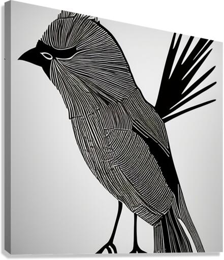 Memorized. Cardinal. Canvas Print
