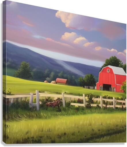 Farm Life 3 Canvas Print