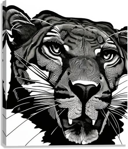 Agitated.  Canvas Print