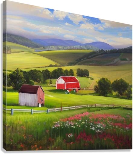 Farm Life 5 Canvas Print
