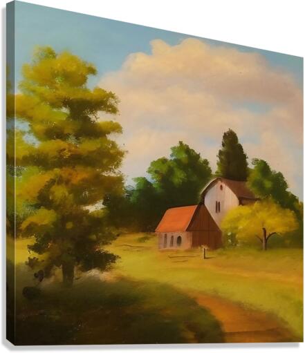 The Little Farm Canvas Print
