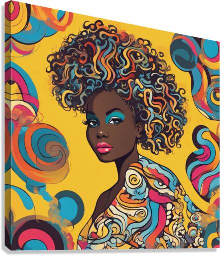 Melanin Magic  34 Canvas Print