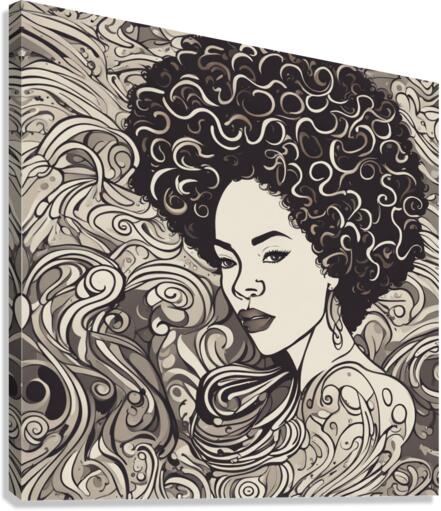 Melanin Magic  48 Canvas Print