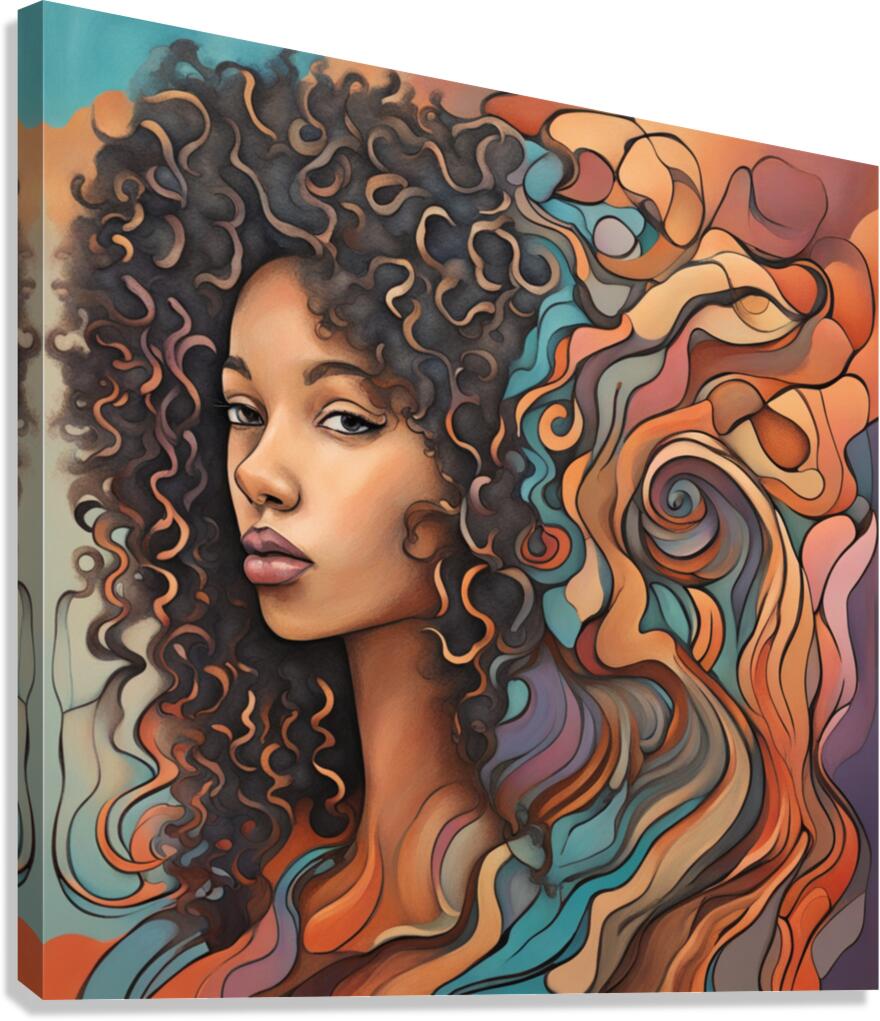 Melanin Magic  12 Canvas Print