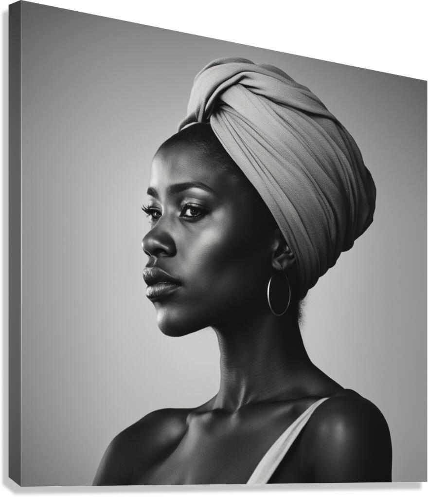 Silhouette of Strength Collection 1 - The Artful Mane 58  Canvas Print