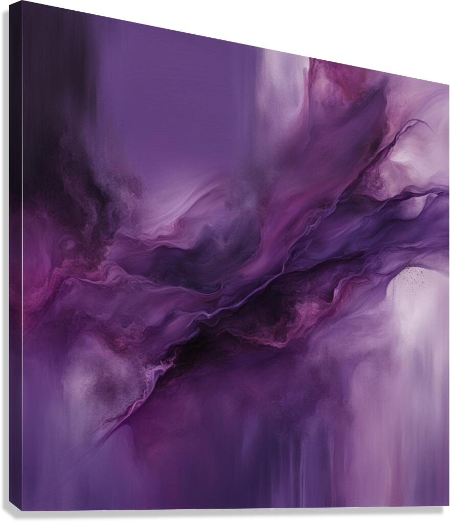 The Purle Aurora 6 Canvas Print