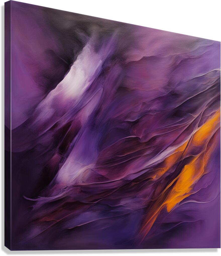 The Purle Aurora 10 Canvas Print