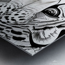 Initiated - Line Art Metal print