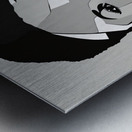 Silhouette of Strength Collection 1 - The Artful Mane 64 Metal print