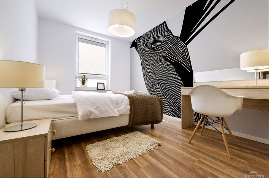 Memorized. Cardinal. Mural print