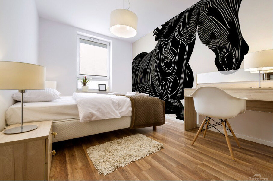 Sampson. Horse. Mural print