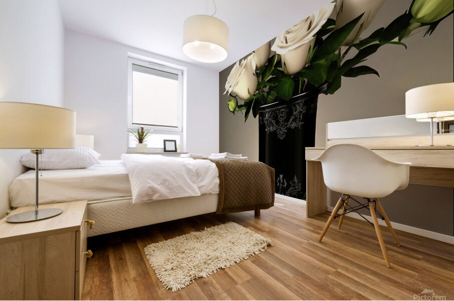 Vase of Respect Mural print