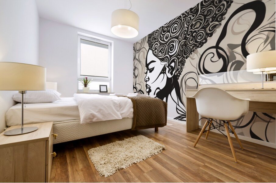 Melanin Magic  44 Mural print