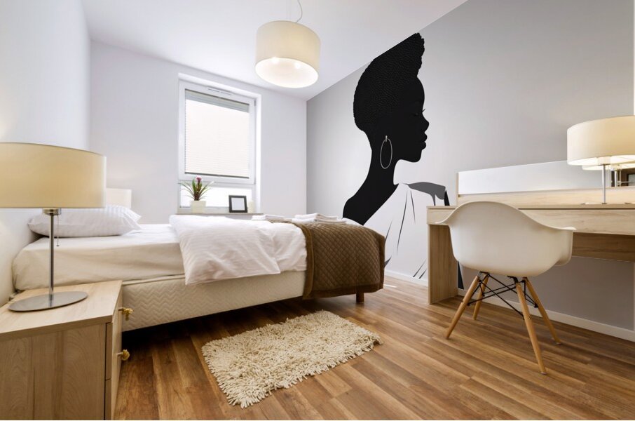 Silhouette of Strength Collection 1 - The Artful Mane 9 Mural print