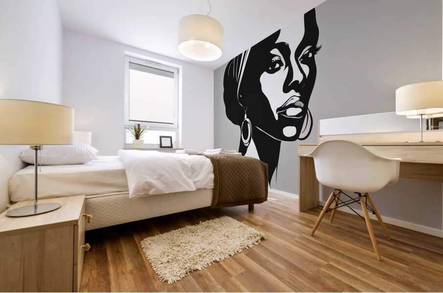 Silhouette of Strength Collection 1 - The Artful Mane 15 Mural print