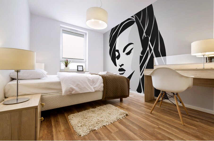 Silhouette of Strength Collection 1 - The Artful Mane 21 Mural print