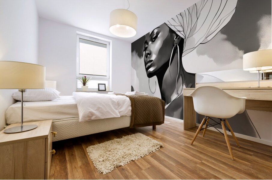 Silhouette of Strength Collection 1 - The Artful Mane 22 Mural print