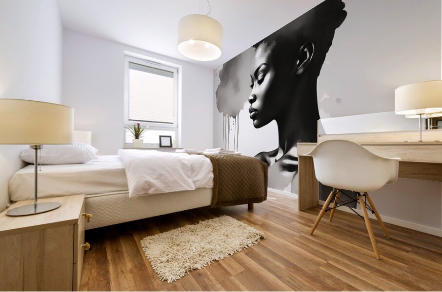 Silhouette of Strength Collection 1 - The Artful Mane 27 Mural print