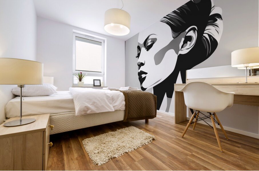 Silhouette of Strength Collection 1 - The Artful Mane 47 Mural print