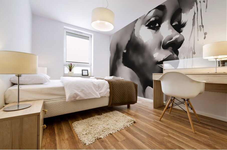 Silhouette of Strength Collection 1 - The Artful Mane 53 Mural print