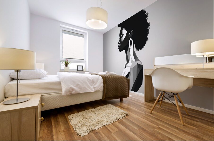 Silhouette of Strength Collection 1 - The Artful Mane 59 Mural print