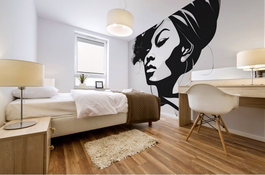 Silhouette of Strength Collection 1 - The Artful Mane 60 Mural print