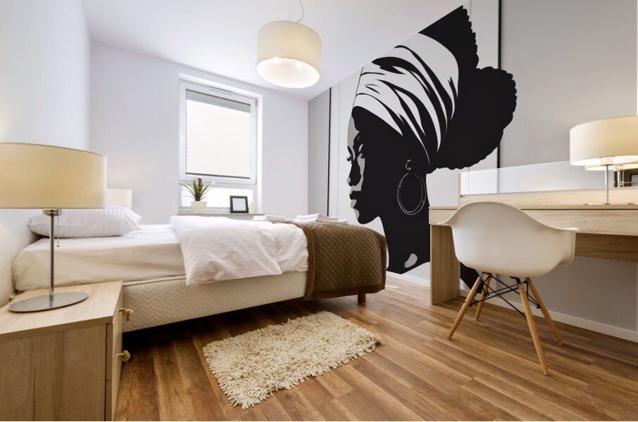 Silhouette of Strength Collection 2 - The Artful Mane 5 Mural print