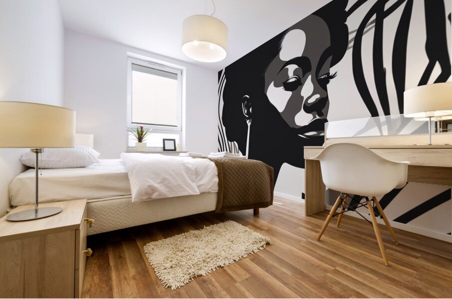 Silhouette of Strength Collection 2 - The Artful Mane 7 Mural print